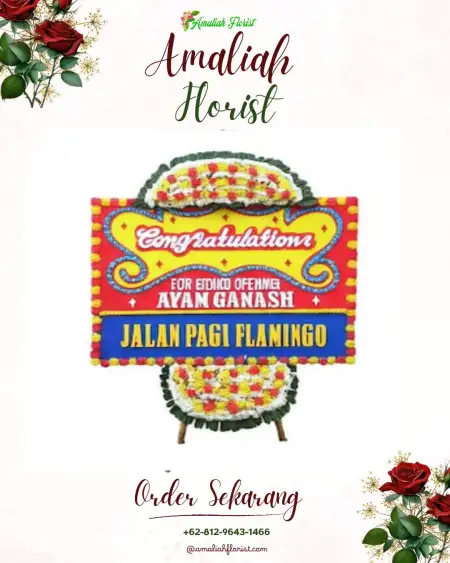 Sewa Papan Bunga Malabero